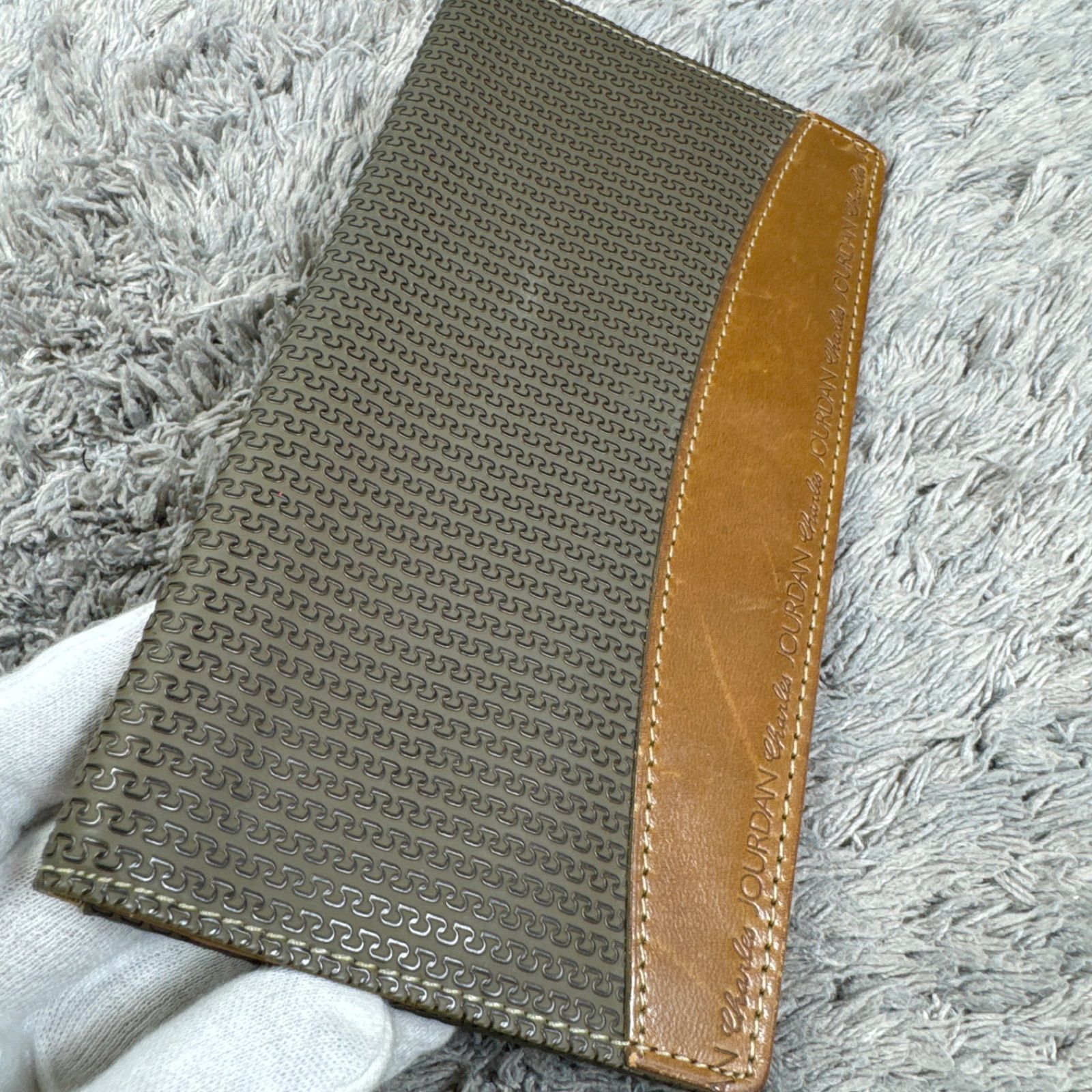 CHARLES JOURDAN シャルルジョルダン レザー 長財布 - メルカリ