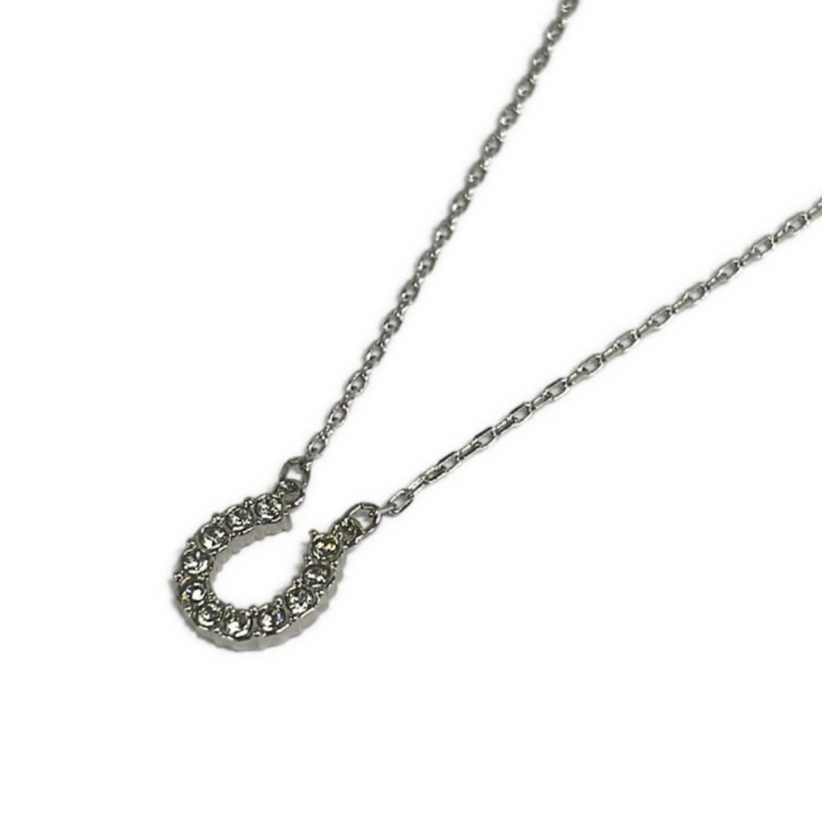 SWAROVSKI(スワロフスキー) ネックレス美品 - シルバー×クリア - メルカリ