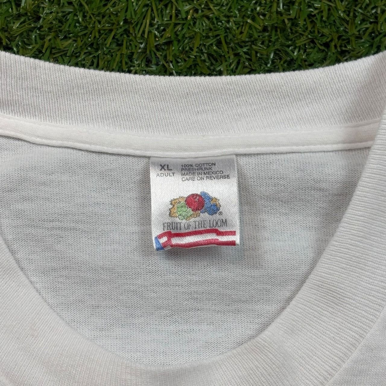 90s USA製 FRUIT OF THE LOOM Apple 企業 プロモーション プリント 