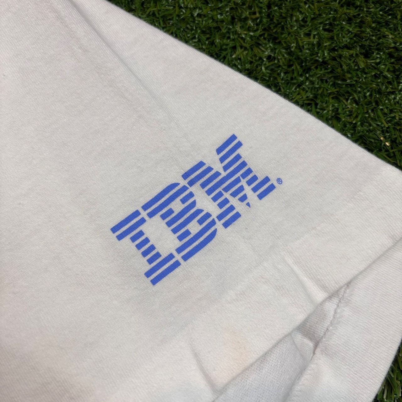 90s USA製 FRUIT OF THE LOOM Apple IBM Frank Kozik 企業 アート 