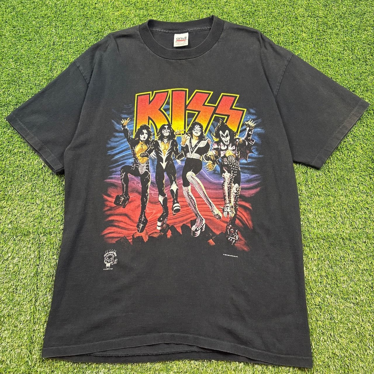 90s anvil KISS Destroyer 20周年 ツアーT バンドTシャツ T-sh メンズ 