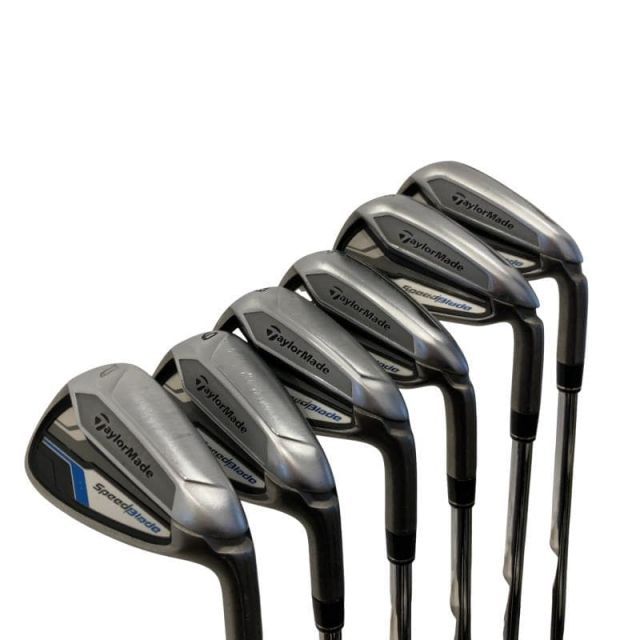 中古】 テーラーメイド Speed Blade 6S アイアンセット IR KBS C-TAPER 