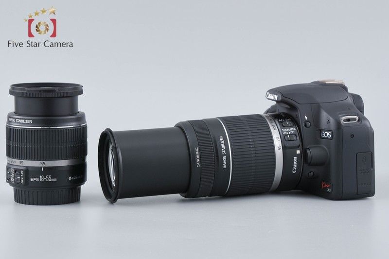 中古】Canon キヤノン EOS Kiss X3 ダブルズームキット シャッター回数 