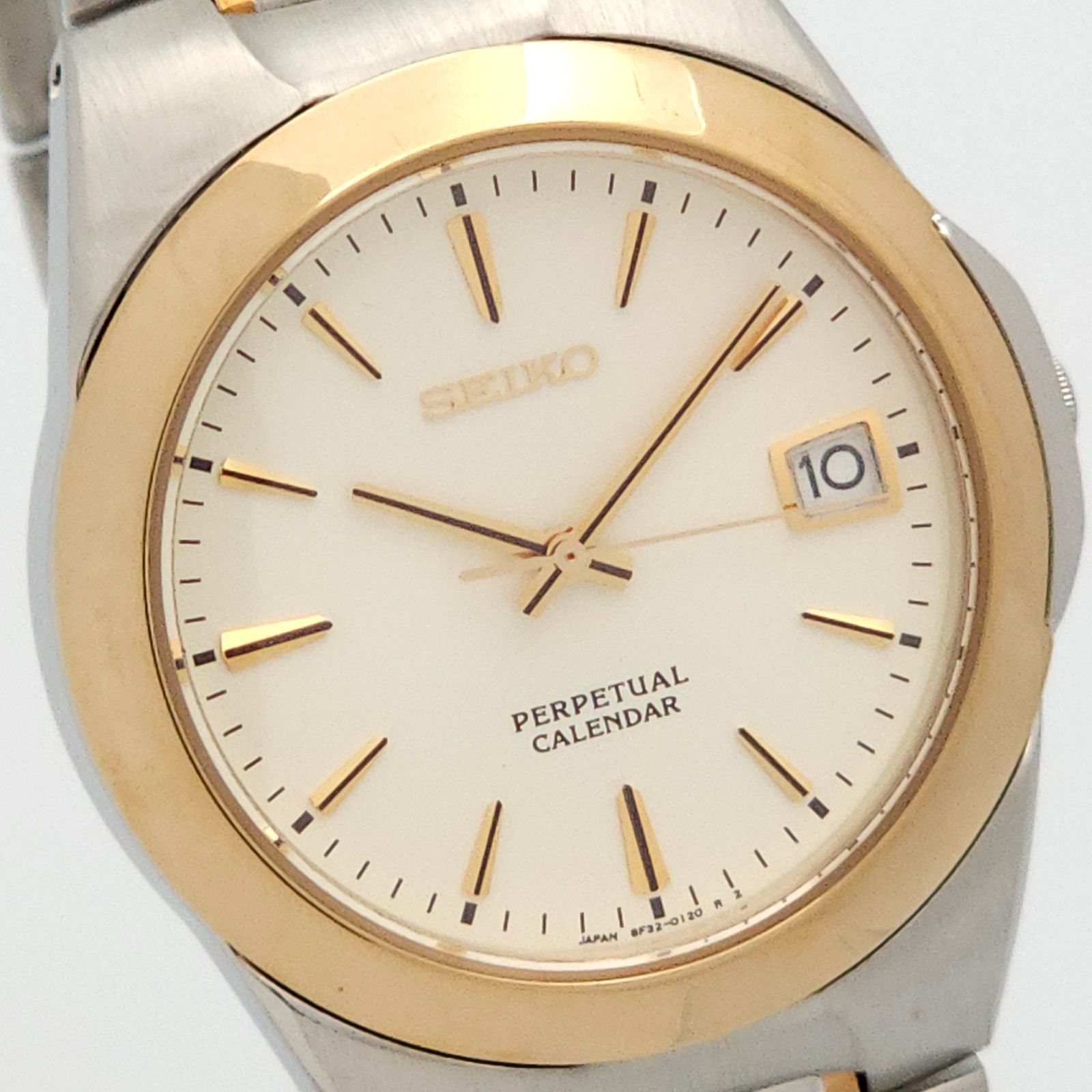☆良品 SEIKO セイコー パーペチュアルカレンダー 8F32-0130 QZ 動作品 