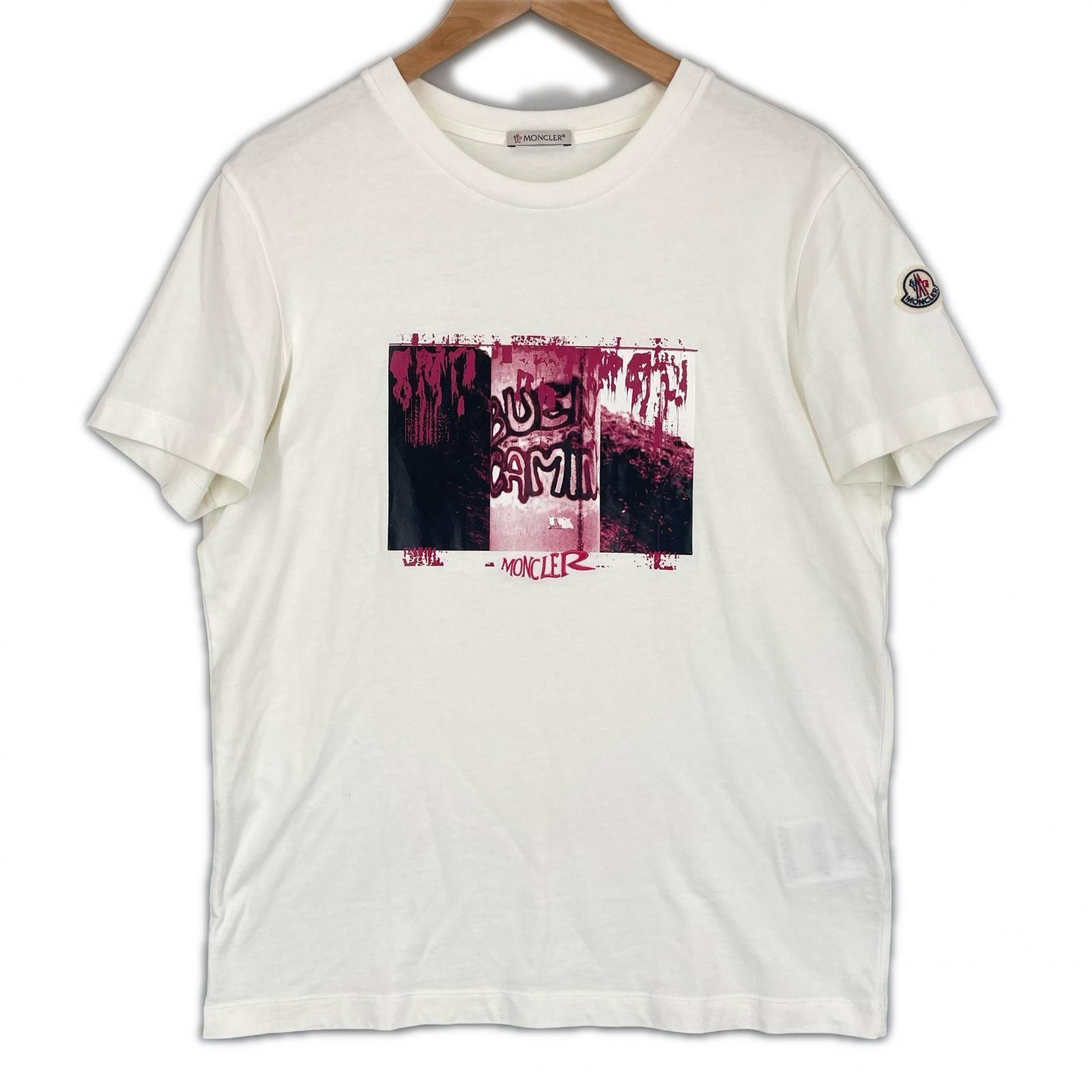 MONCLER/M/ホワイト/半袖Tシャツ/型番C-SCOM-19-19030 - メルカリ