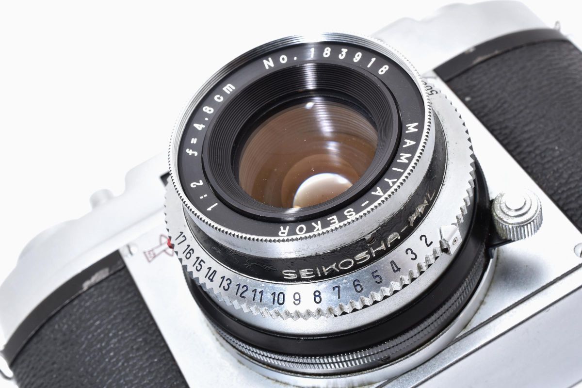 MAMIYA レンジファインダー SEKOR 35mm F2.8 ☆希少 / 美品☆ マミヤ Mamiya-35, ”Mamiya-Sekor 4.8cm F2” レンジ