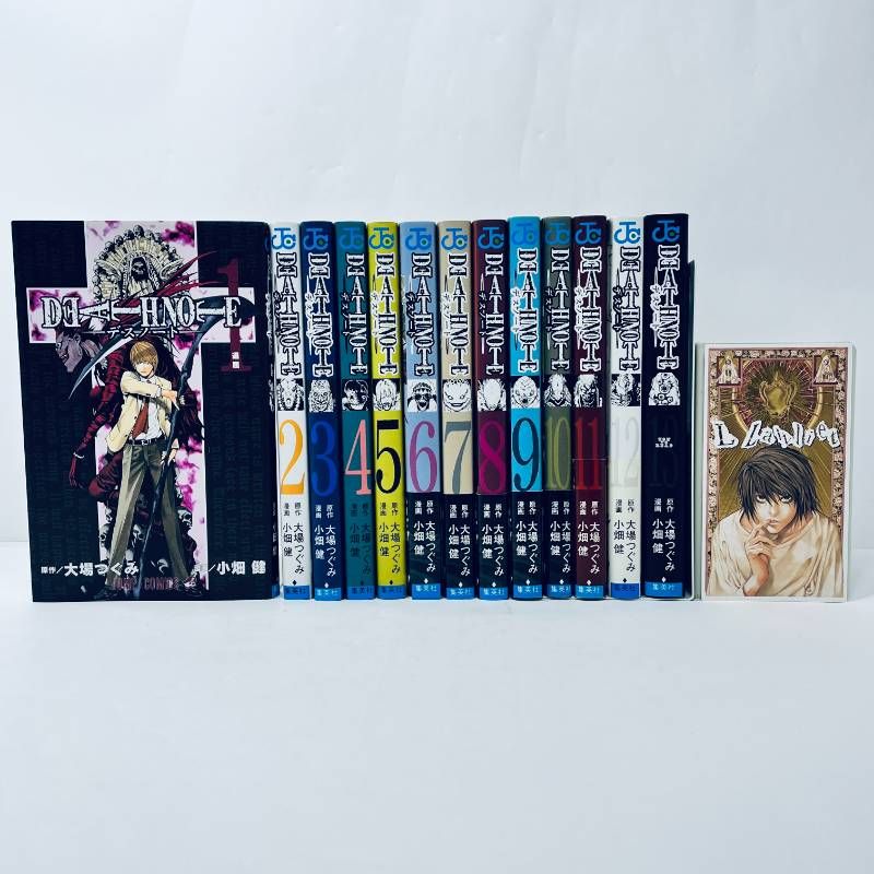 デスノート全巻セット　帯付き　Ｌタロットカード デスノート 全巻セット 全1-13巻 13巻特典タロットカード付 一部帯付き