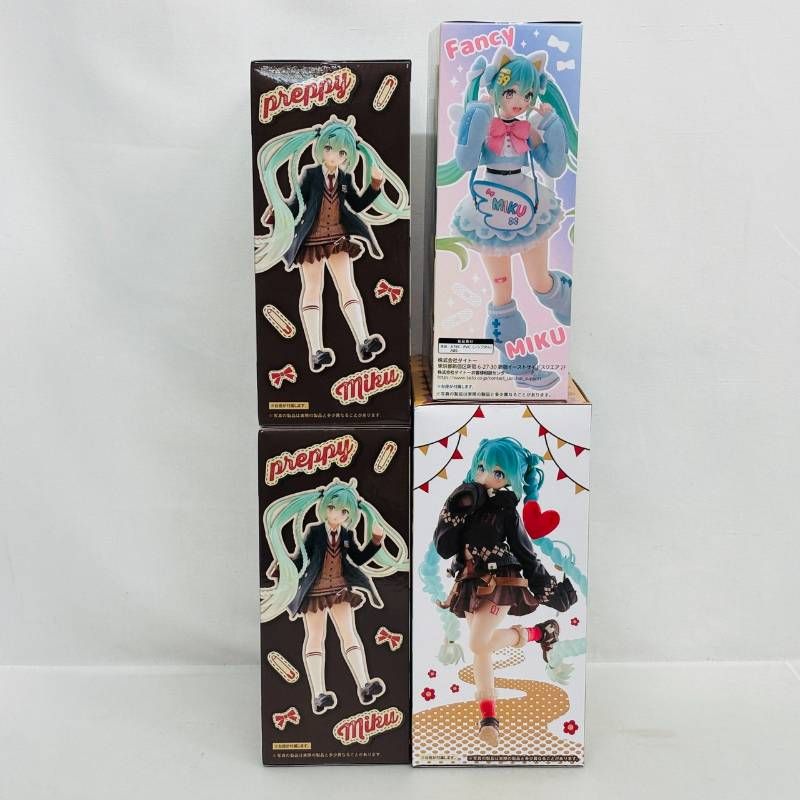 初音ミク Fashionフィギュア Preppy 4体セット 未開封 初音ミク