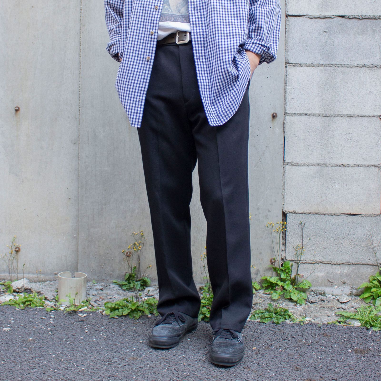 Levi's 00's Action Slacks NVY【35×29】 メンズ 古着 リーバイス