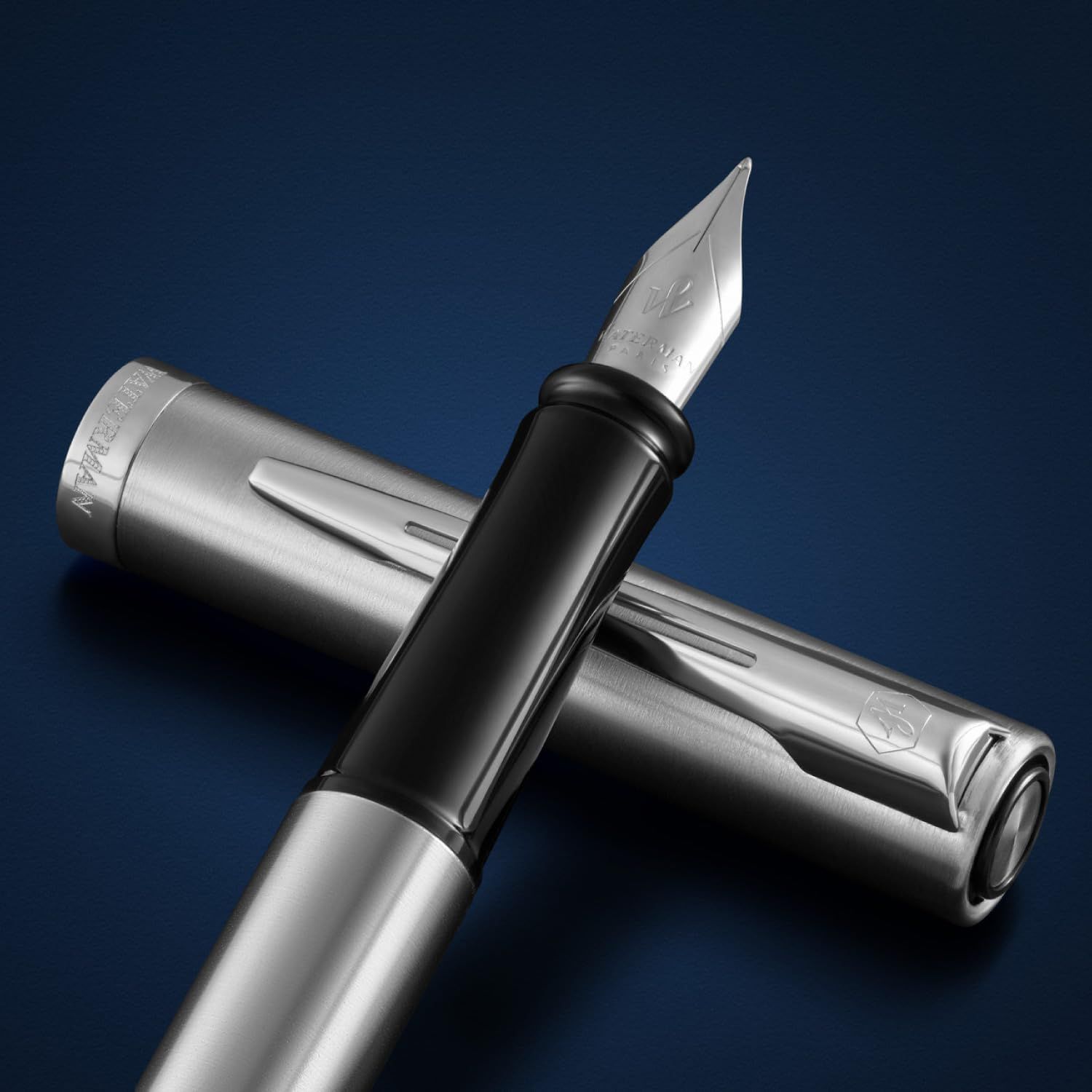 新品 WATERMAN ウォーターマン 万年筆 インプレッション ステンレス 