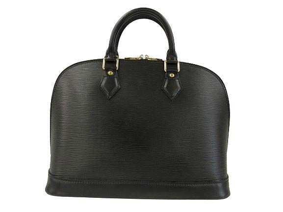 【美品】ルイヴィトン　エピ　アルマPM　ハンドバッグ　M52142　レザー　黒 ルイヴィトン LOUIS VUITTON アルマ PM エピ M52142 ブラック レザー