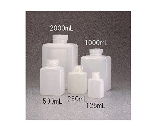 新品 NALGENE 角型試薬ボトル HDPE 透明 500mL 62-1611-48/2007-0016