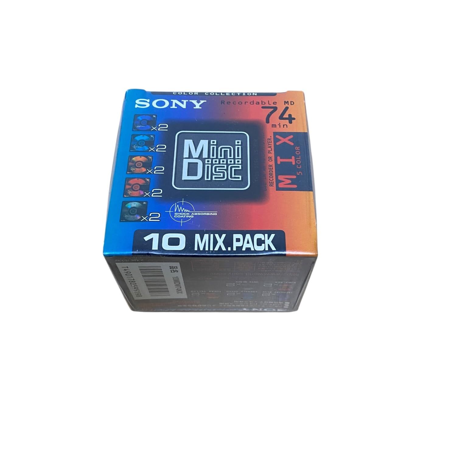 新品 SONY MD 74分 10枚パック カラーミックス - メルカリ