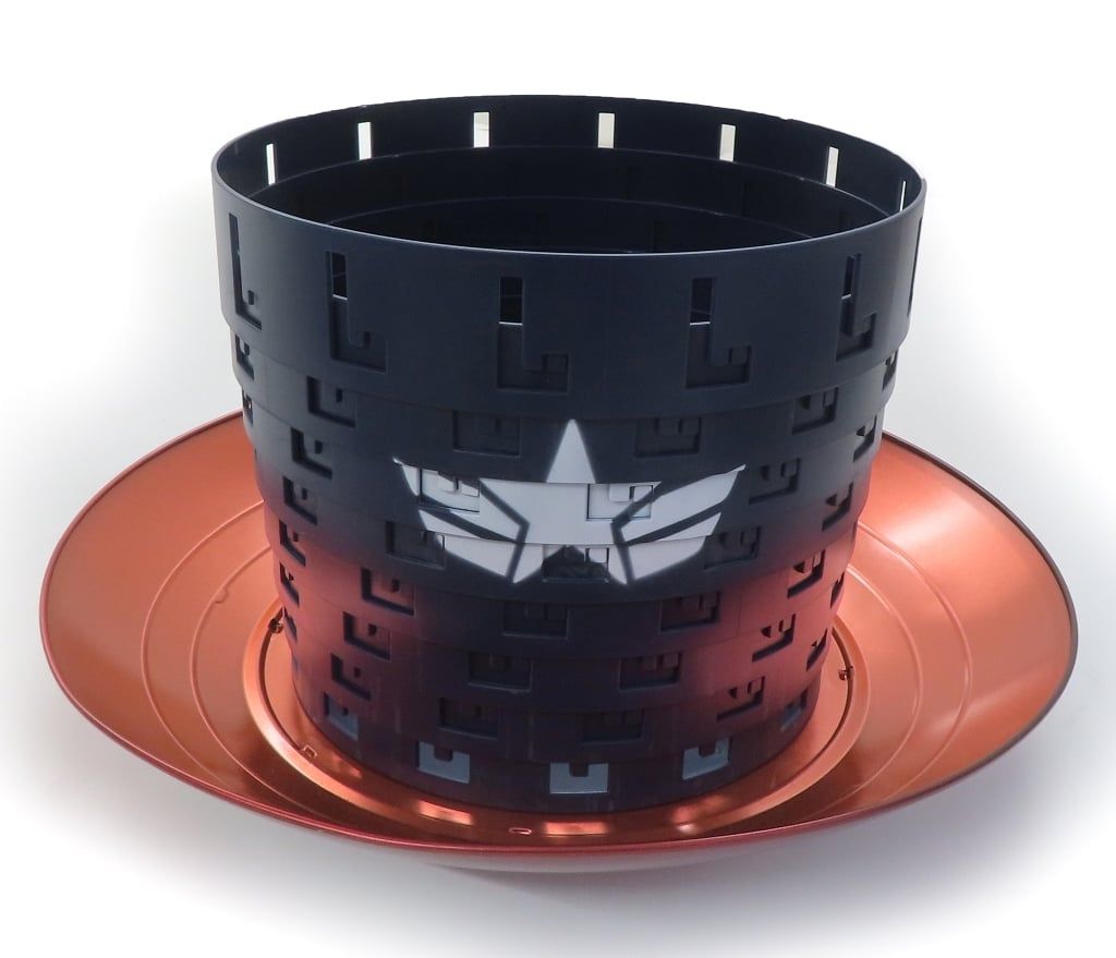 中古】食器 キャプテン・アメリカシールド ポップコーンボックス
