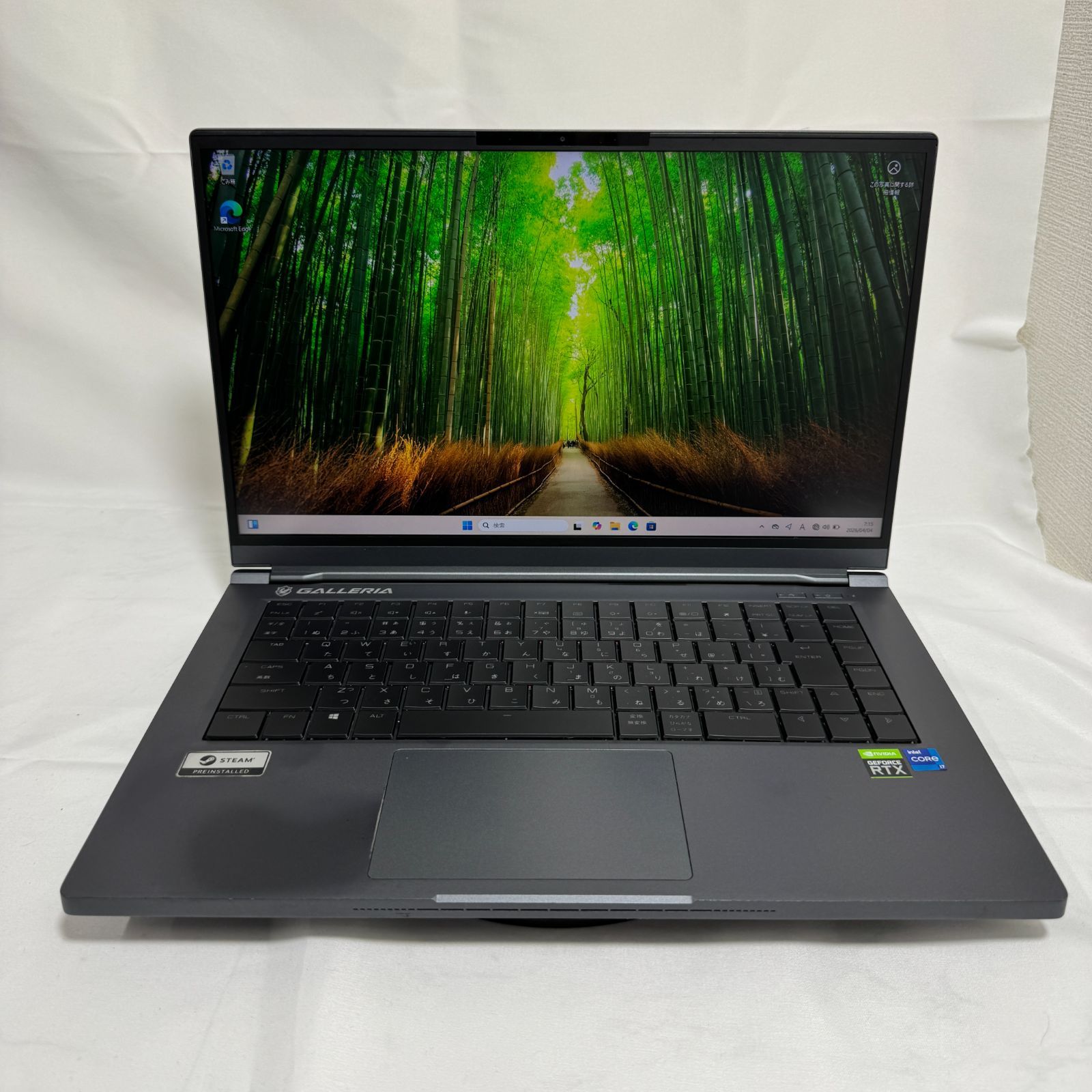 ゲーミングPC】【1週間保証】GALLERIA / Core i7 11800H / 16GB 