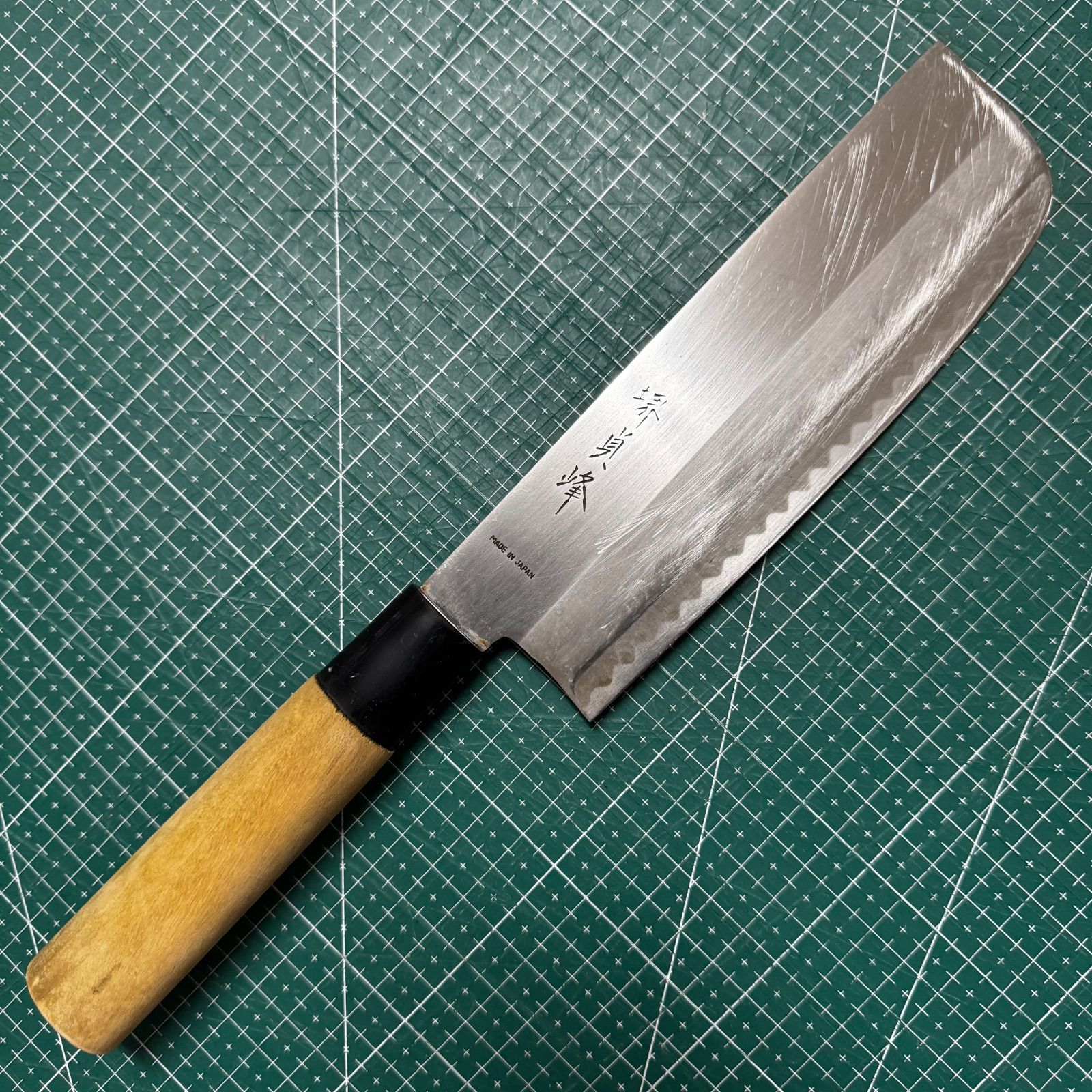 堺貞峰☆両刃☆菜切り包丁】☆包丁☆170mm☆ステンレス☆日本製☆野菜