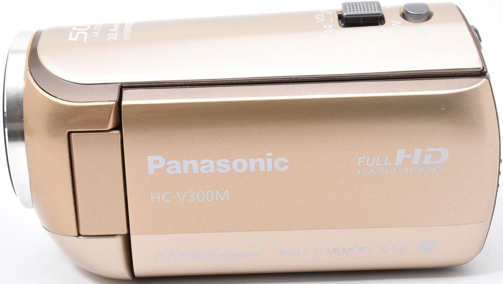 ビデオカメラ パナソニック Panasonic HC-V300M ゴールドベージュ 中古 