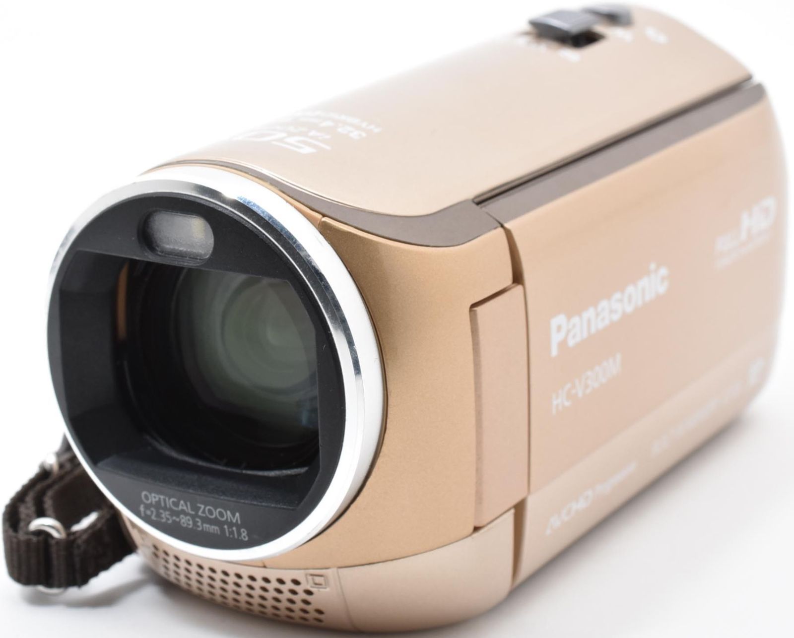 ビデオカメラ パナソニック Panasonic HC-V300M ゴールドベージュ 中古 