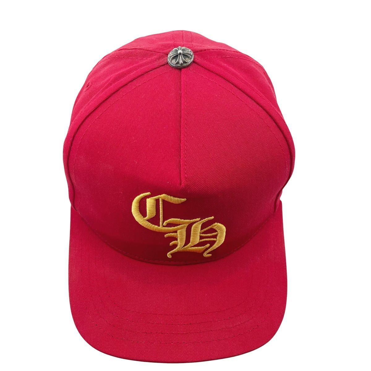中古】 CHROME HEARTS クロムハーツ ベースボールキャップ レッドX