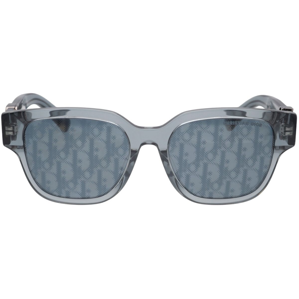 【中古】 Christian Dior クリスチャン・ディオール Oblique サングラス DOBLS1FXT_30B8 オブリーク グレー系 クリア スクエアフレーム S1F アイウェア 26010037 RS 中古】 Christian Dior クリスチャン・ディオール Oblique サングラス