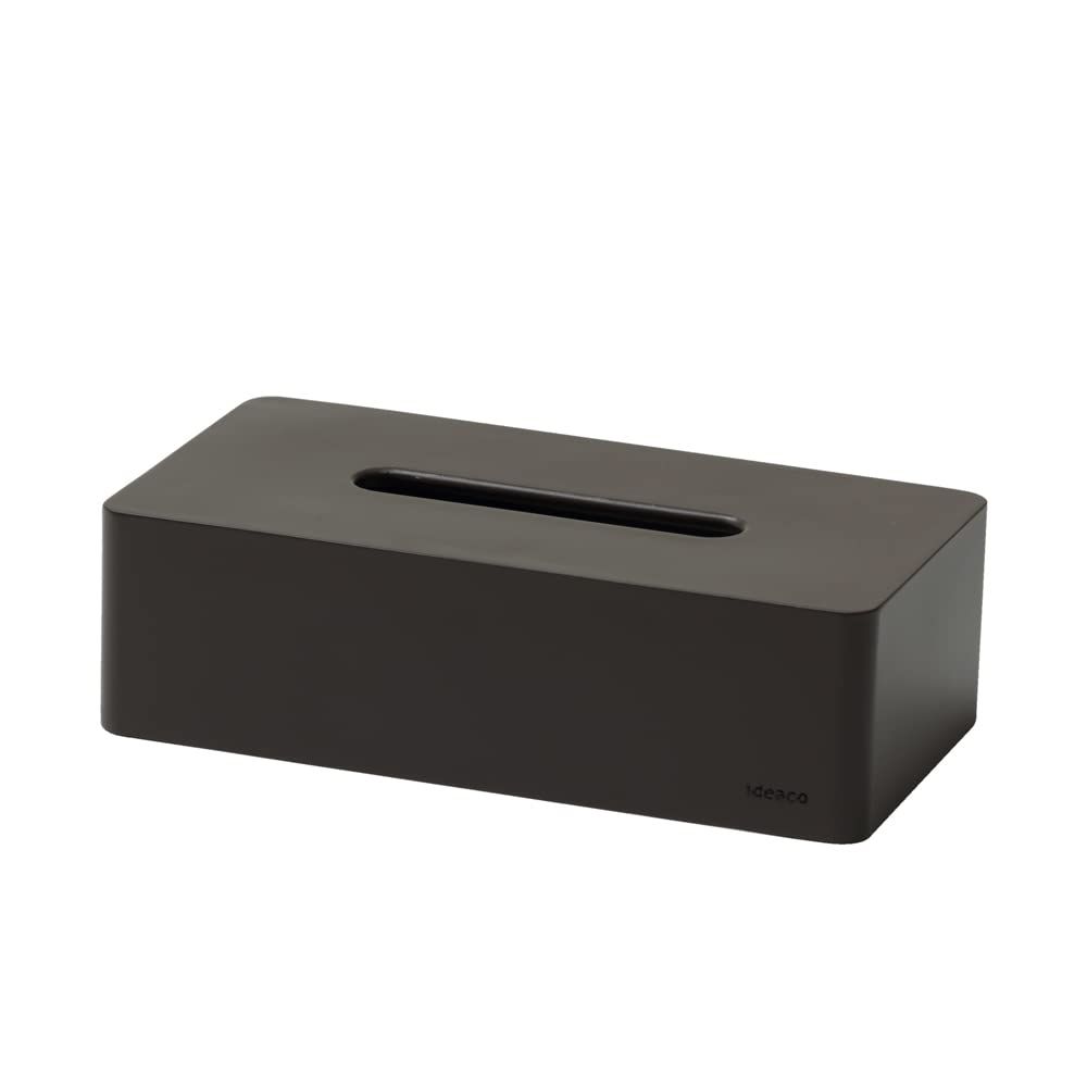 新品 ideaco(イデアコ) ボックス 箱 ティッシュ 専用 ケース ウェンジ ブラウン box grande (ボックスグランデ)