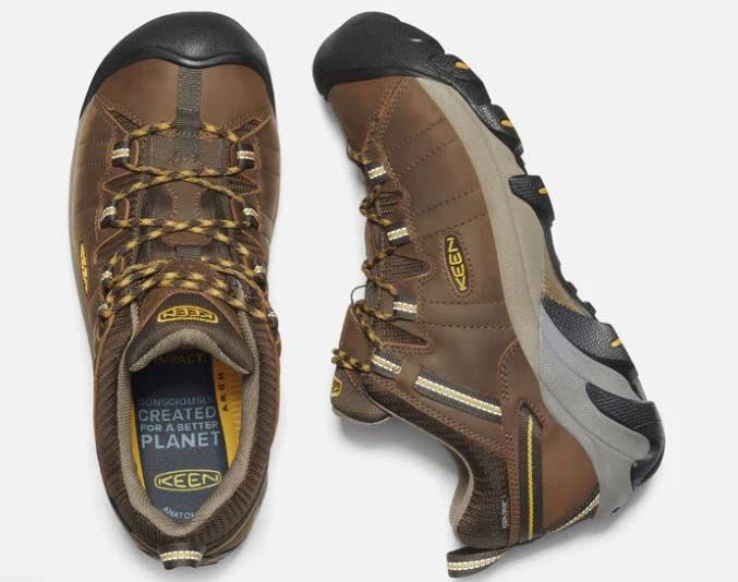 新品 キーン TARGHEE II メンズ CASCADE BROWN/GOLDEN YELLO 1008417 27.5cm