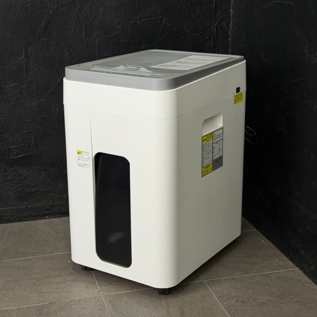 自動シュレッダー【中古】動作保証 ベストパートナーズ 最大400枚 A4用連続細断 プラスチック製カード対応 容量50L マイクロカット / 70443