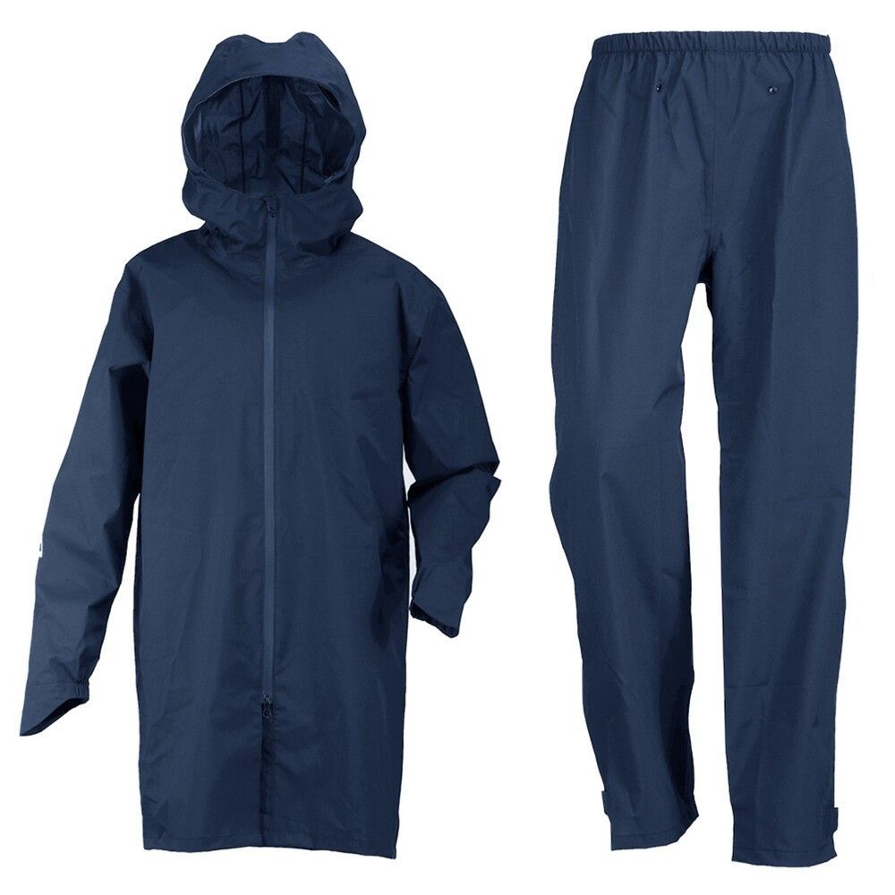 ☆ ネイビー ☆ Lサイズ ☆ KELTRAS バッグインレインスーツ レインコート 上下 レインウェア 上下セット 雨具 雨合羽 合羽 カッパ かっぱ リュック レインパンツ ウェア ウエア 自転車 バイク 無地 シンプル 登山 アウトドア