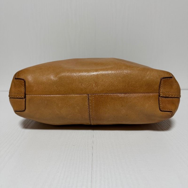 美品　COACH　コーチ　レザー　ショルダーバッグ　キャメルブラウン 極美品】COACH(コーチ)ハドレー レザー フィールド ショルダーバッグ