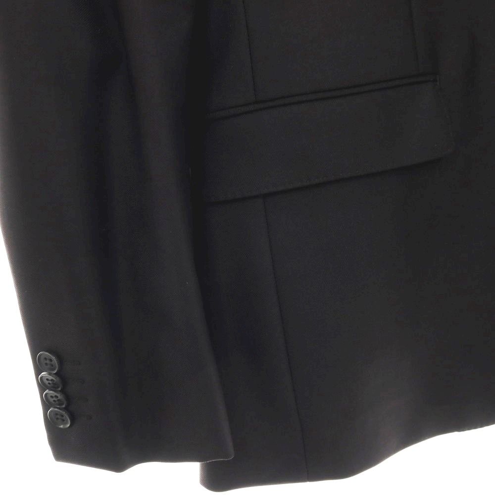 中古】ニューヨーカー NEWYORKER ウール 2つボタンスーツ ブラック