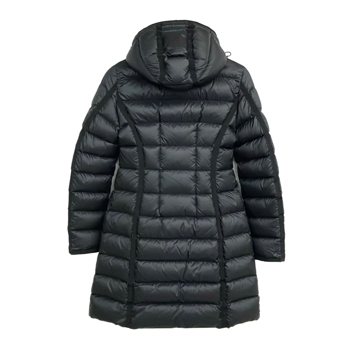 ★美品★MONCLER HERMINE ダウン黒　サイズ0 MONCLER(モンクレール) ダウンコート サイズ0 XS レディース HERMINE