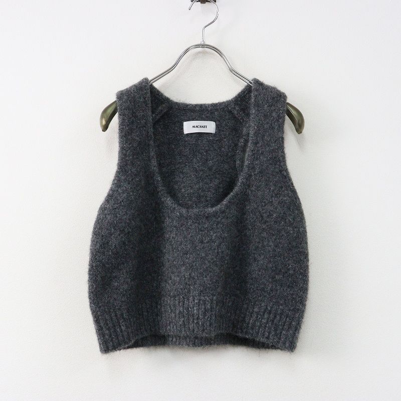 2024AW マチャット MACHATT ブラッシュニットタンクトップ ベスト