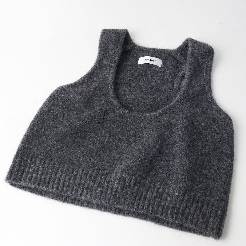2024AW マチャット MACHATT ブラッシュニットタンクトップ ベスト