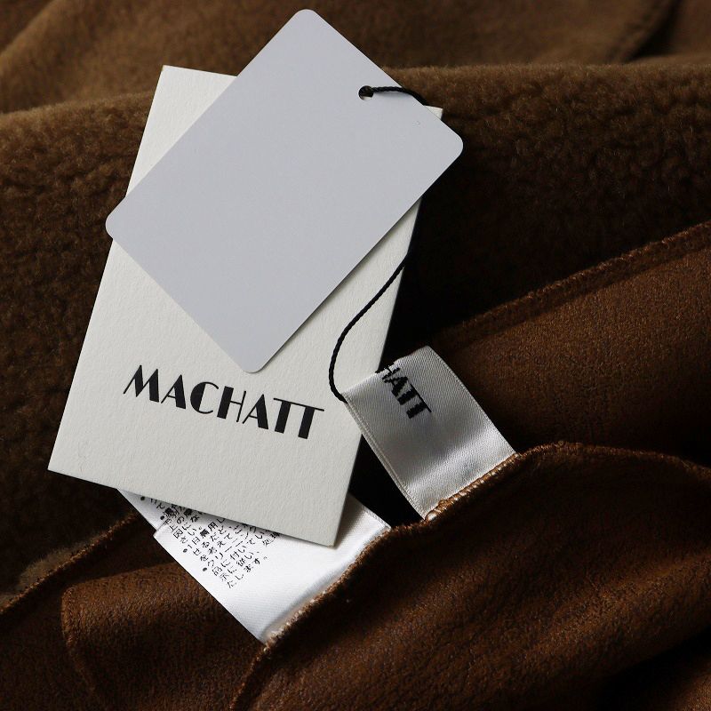 未使用 マチャット MACHATT エコムートンリバーシブルコート F