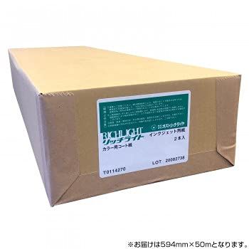 【新品・5営業日で発送】ディーソル(Deesol) オストリッチダイヤ RJDカラー用コート紙 594mm×50m 2本入 1箱 RJD-04 (1683965)