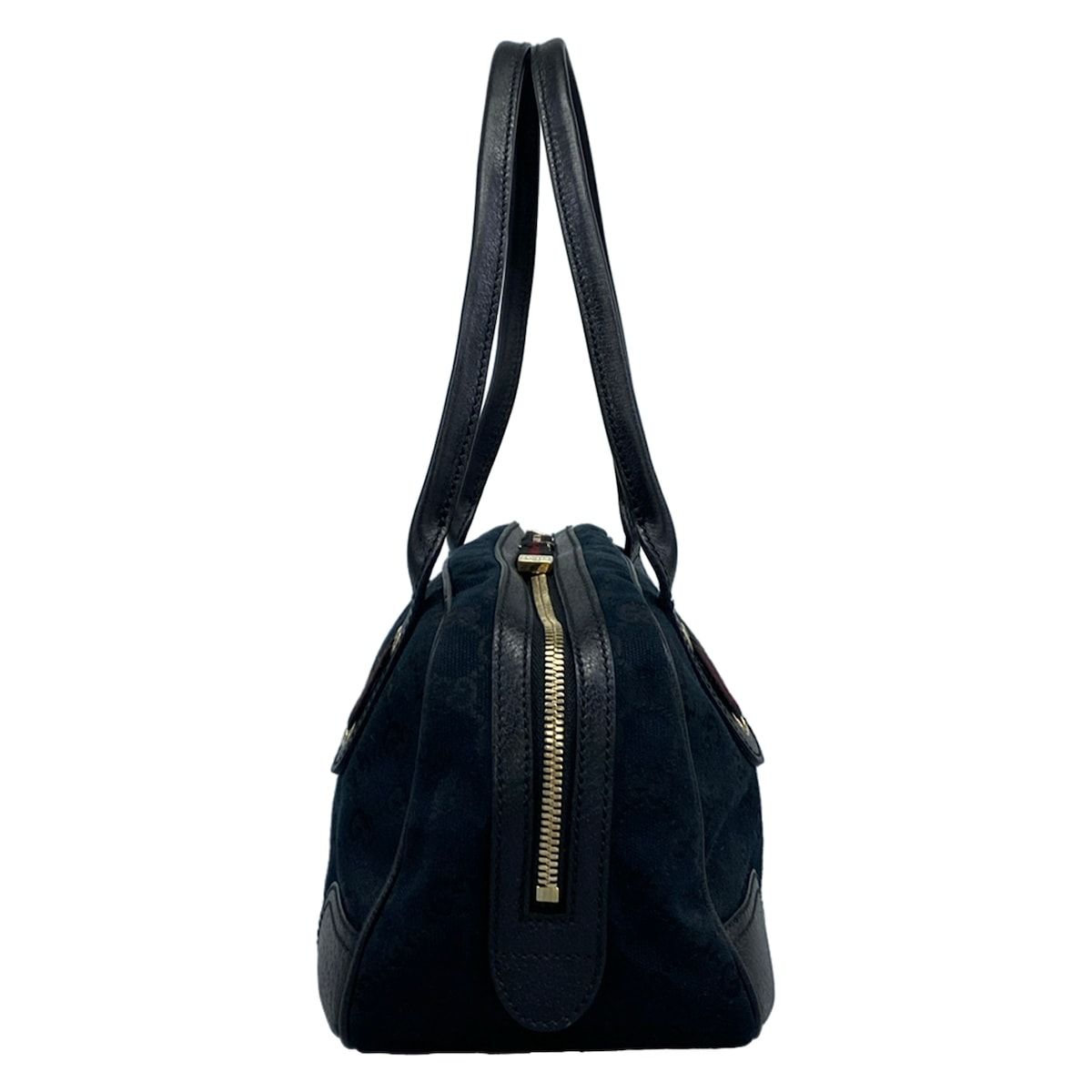 GUCCI(グッチ) ショルダーバッグ プリンシー,GG柄 161720 ネイビー×黒 レザー GUCCI(グッチ) ショルダーバッグ プリンシー,GG柄 161720 ネイビー×黒