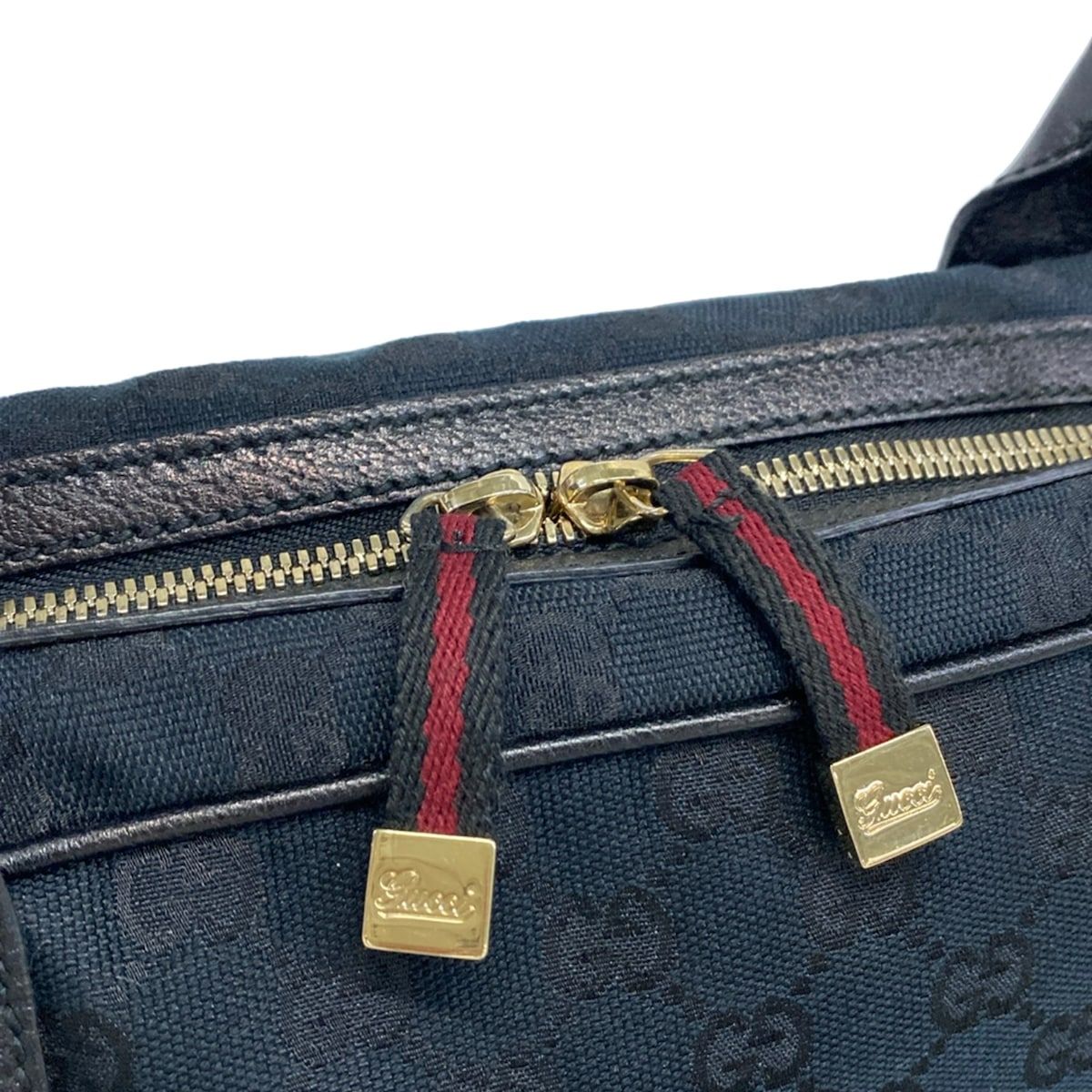 GUCCI(グッチ) ショルダーバッグ プリンシー,GG柄 161720 ネイビー×黒 レザー GUCCI(グッチ) ショルダーバッグ プリンシー,GG柄 161720 ネイビー×黒