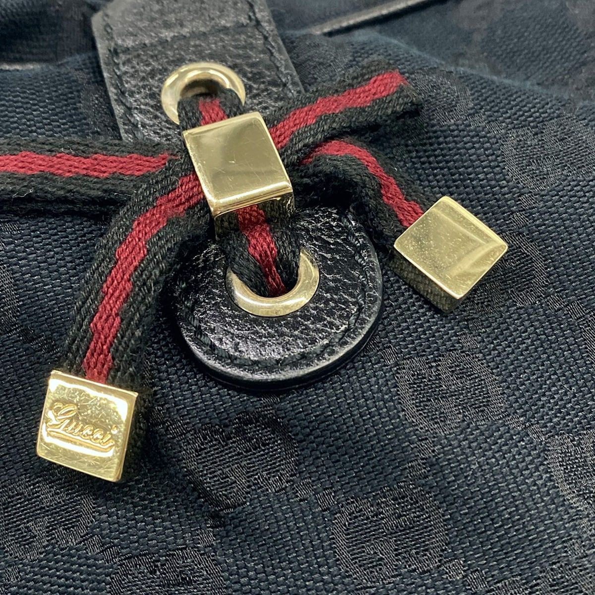 GUCCI(グッチ) ショルダーバッグ プリンシー,GG柄 161720 ネイビー×黒 レザー GUCCI(グッチ) ショルダーバッグ プリンシー,GG柄 161720 ネイビー×黒