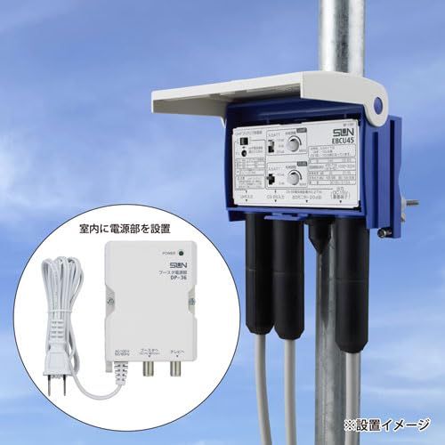 サン電子 ブースター 増幅器 CS/BS-IF・UHF 【2K 4K 8K(3224MHz)対応 
