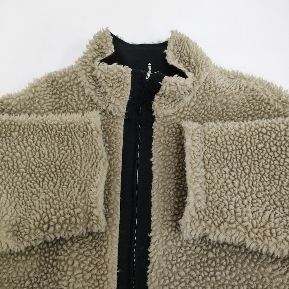 メンズ stein WOOL BOA ZIP LONG JACKET ST.418 定価101200円 サイズS