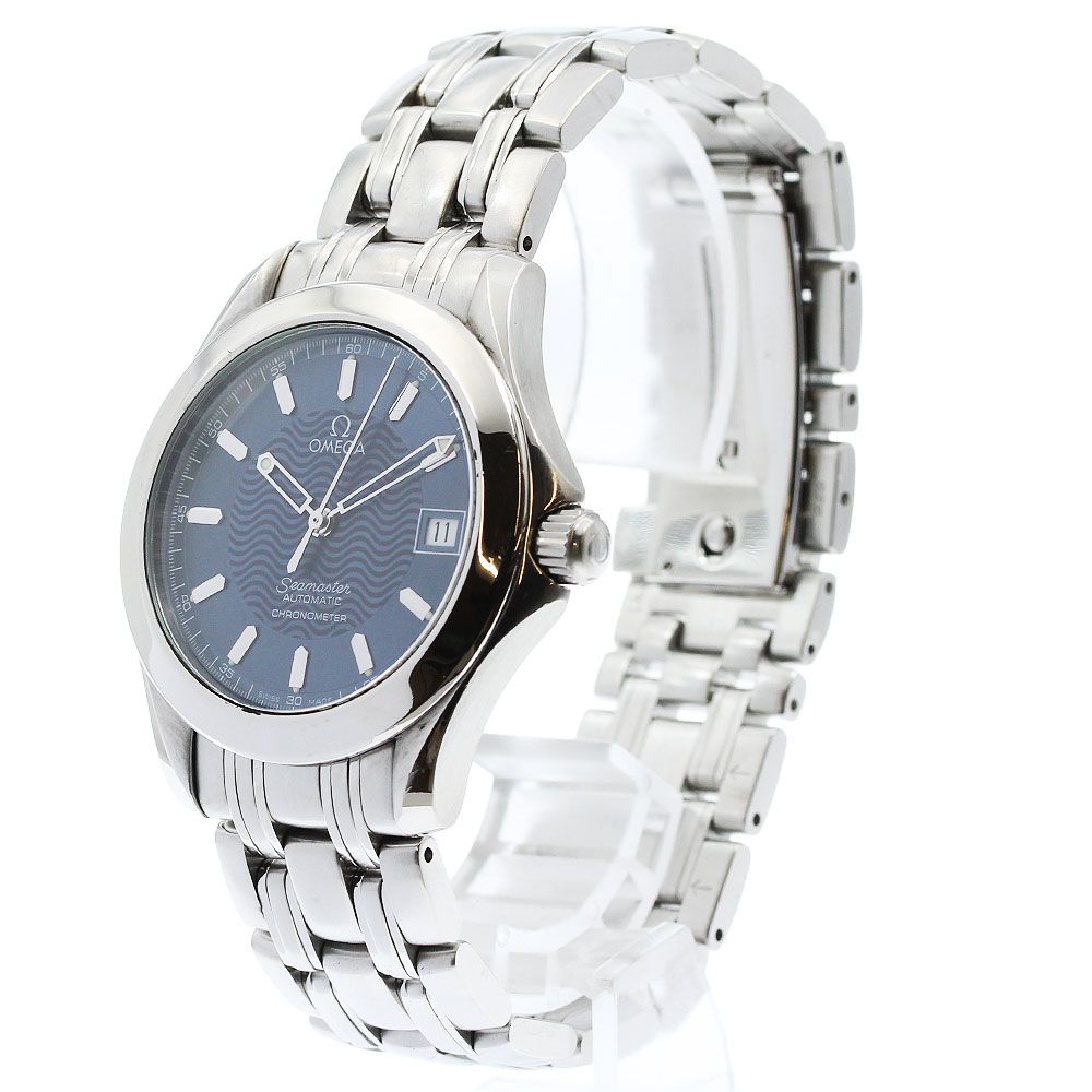  オメガ OMEGA 2501.81 シーマスター 120 デイト クロノメーター 自動巻き メンズ 保証書付き_946904 韓国風 自動巻き時計 腕時計(アナログ)