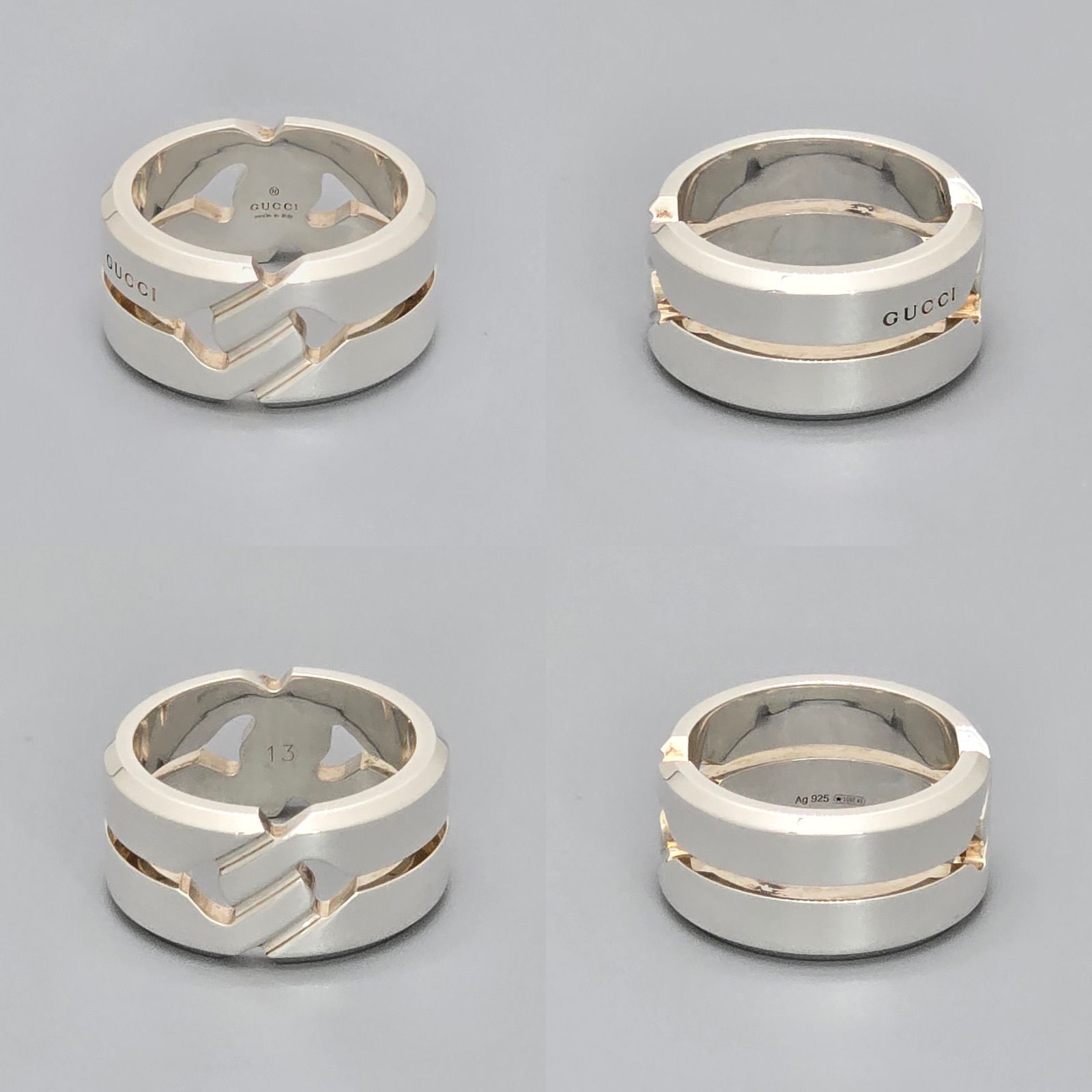 GUCCI グッチ インフィニティ ノットリング SV925 ユニセックス 17