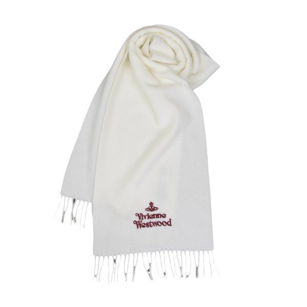 Vivienne Westwood ロゴ刺繍マフラー LOGO Vivienne Westwood