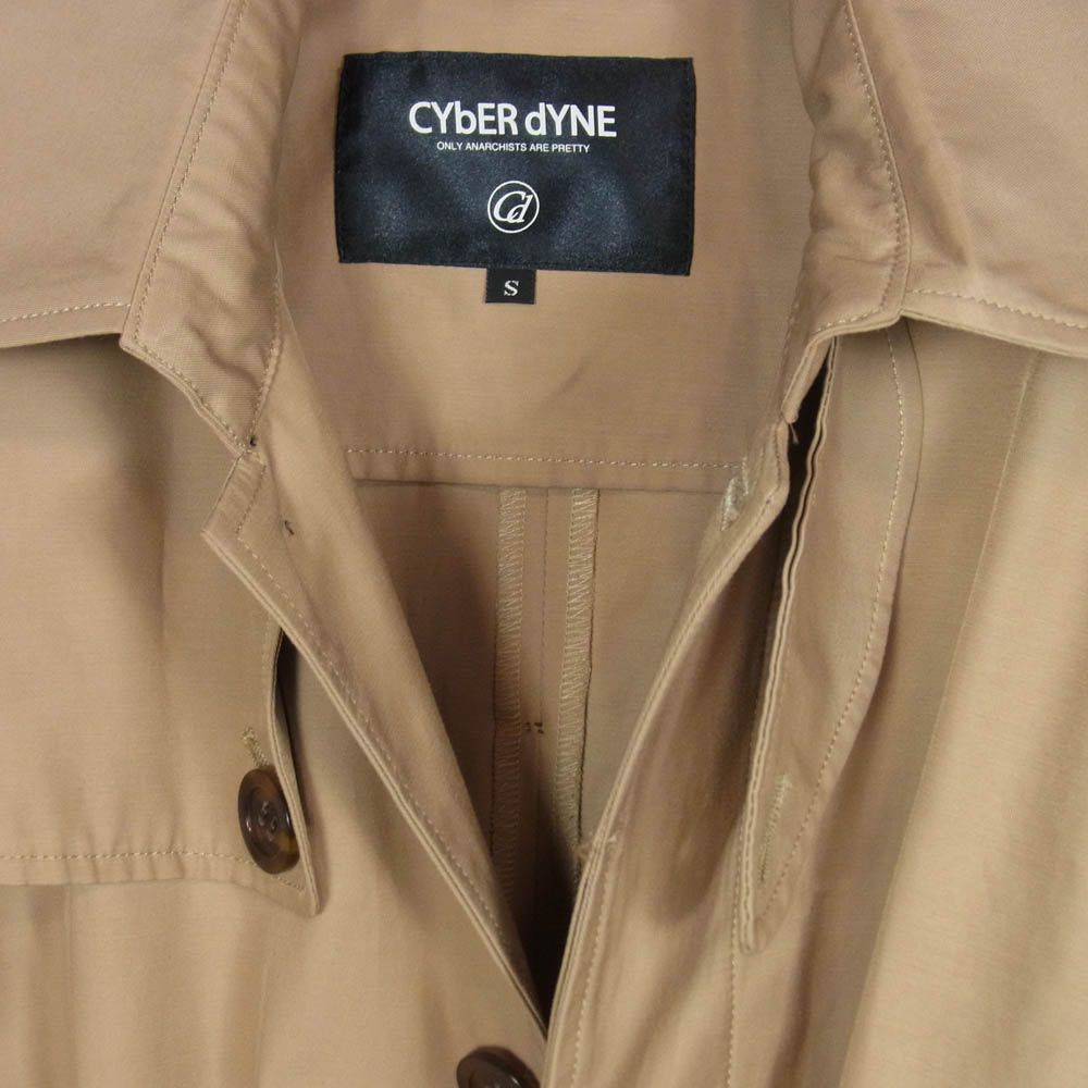 CYBER DYNE ベージュ トレンチコート サイバーダイン CYBER DYNE Trench coat トレンチ コート ベージュ系 S