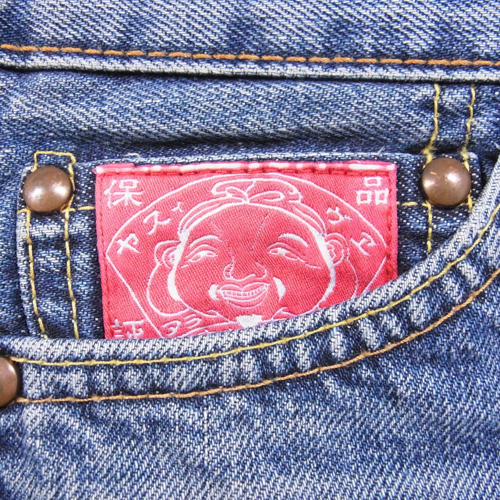 EVISU エヴィス DONNA ドンナ カモメ グレー 刺繍 デニム パンツ