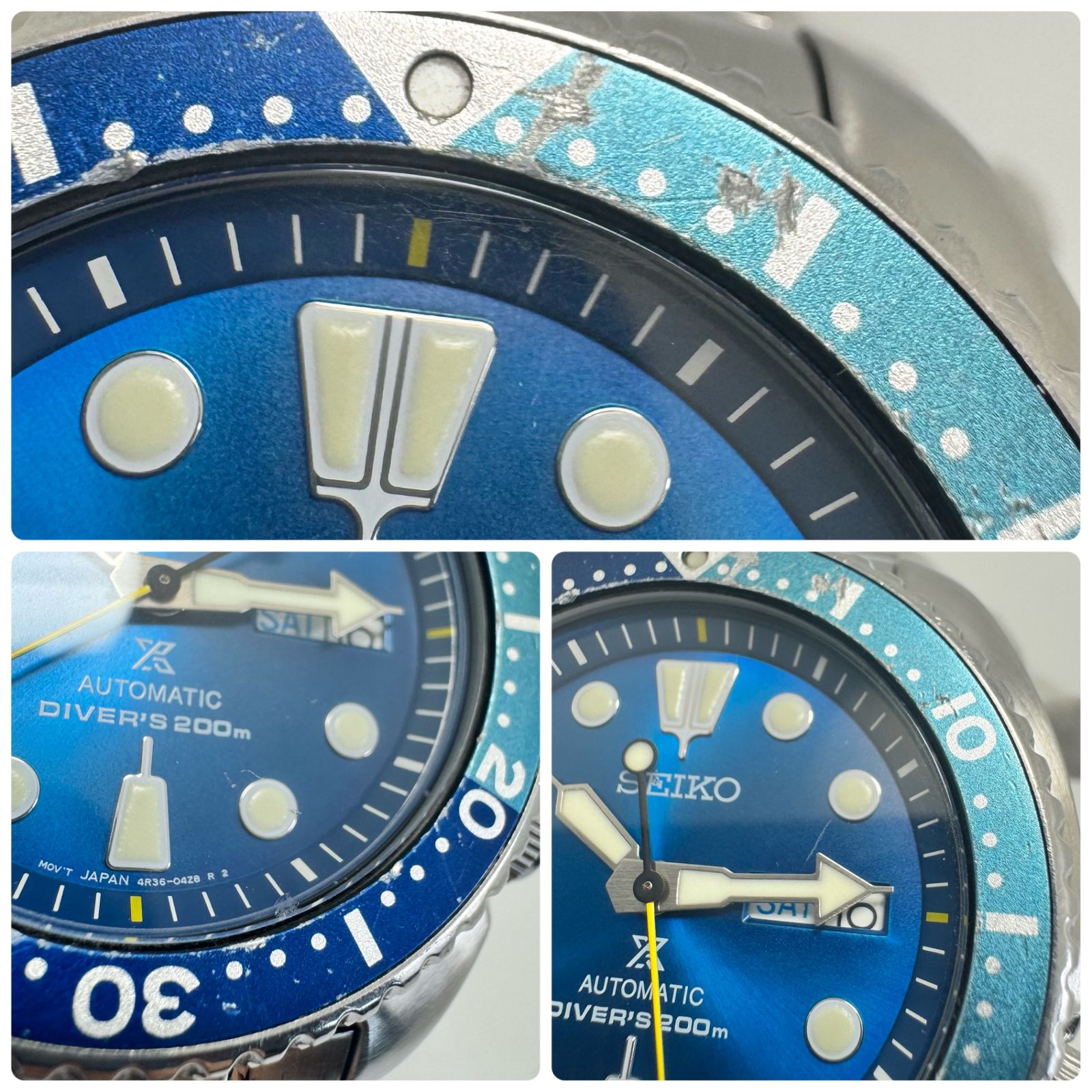 希少】腕時計 メンズ セイコー SEIKO プロスペックス タートル ブルー 