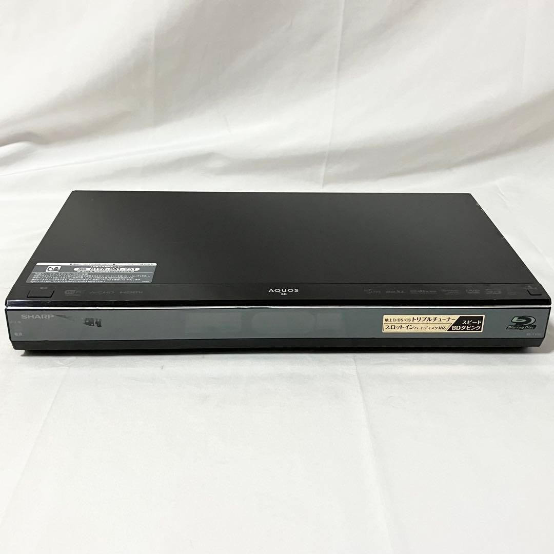 ■3番組同時録画OK　BD-T1100　1TB搭載 SHARP AQUOS 3番組同時録画 1TB ブルーレイレコーダー BD-T1100