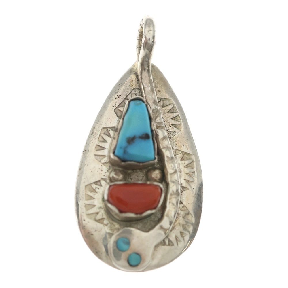 ZUNI エフィーカラバサ ペンダントトップ ズニ インディアンジュエリー INDIAN JEWELRY (インディアンジュエリー) ZUNI Effie Calavaza ズニ族