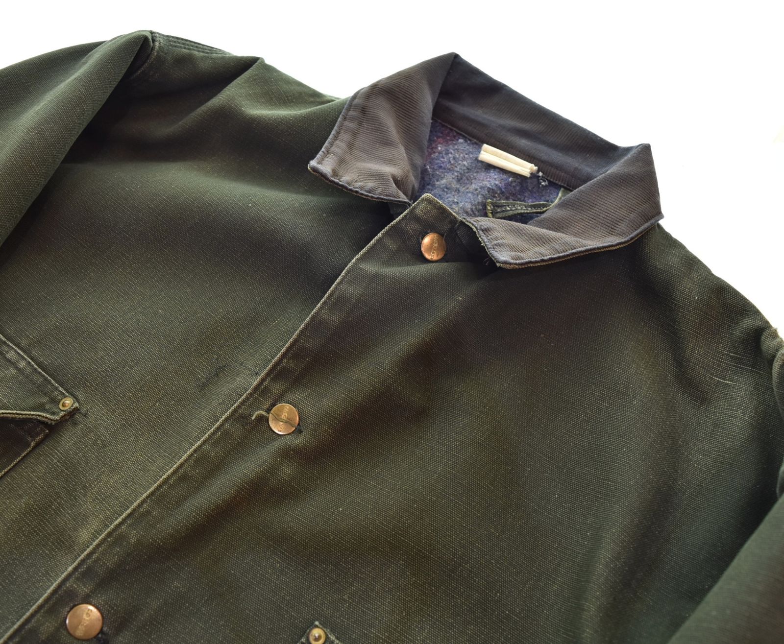 さ*！様 carhartt ミシガンチョアジャケット MOS モスグリーン ボロ Carhartt(カーハート) / ミシガンチョアコート/カバーオール/XL