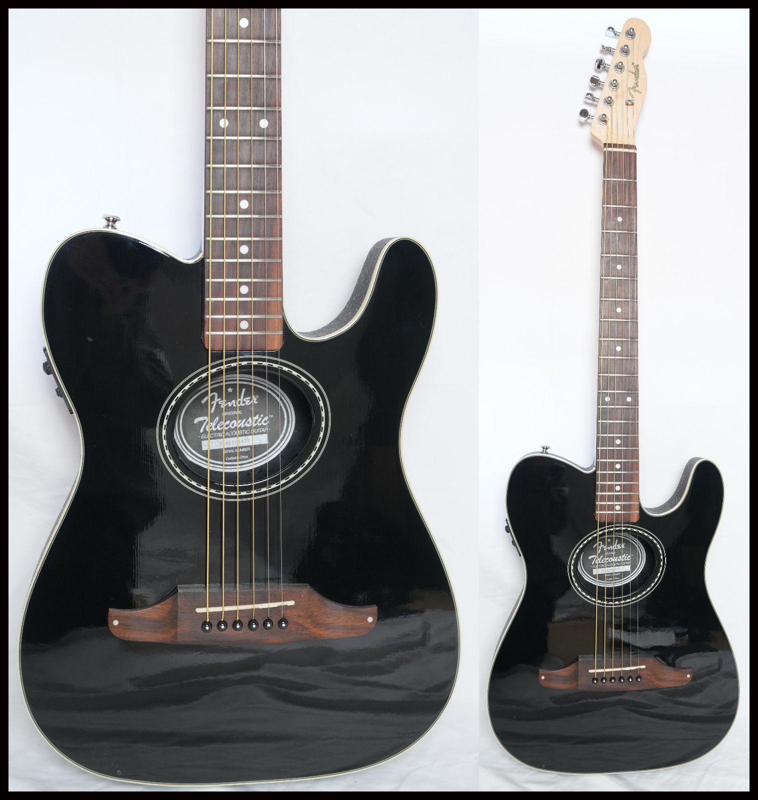 ☆Fender Acoustic TELECOUSTIC BLACK 2014年 日本限定モデル